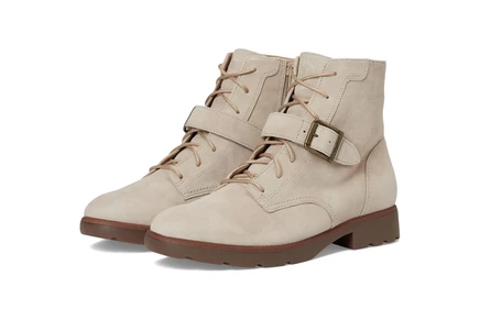 lucid beige waxed suede