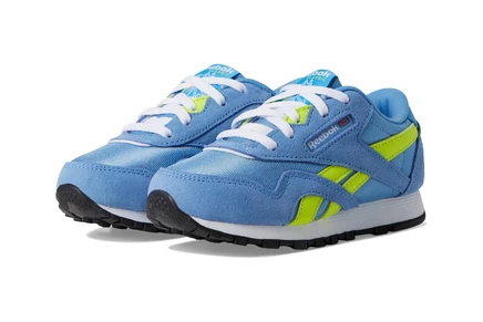 Детские кроссовки Reebok Classic Nylon, сине-желтые