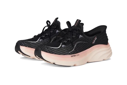 Женские кроссовки SKECHERS DLux Vapor Hands Free Slip-INS black