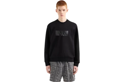 Свитшот Armani Exchange Monochromatic Rectangle Ax Logo Sweatshirt