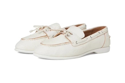 Женские лоферы Aerosoles Barita белые кожаные