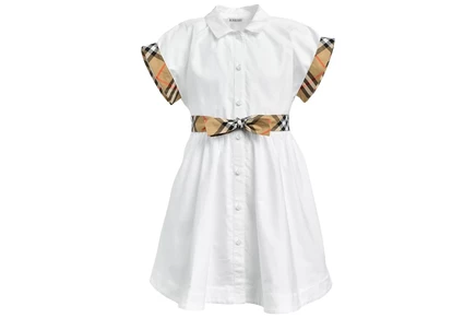 Платье Burberry Kids Juliet Check Dress (big Kid)