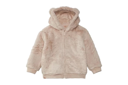 Женский свитшот Barefoot Dreams Kids Toddler Faux Fur Bear Bomber (Toddler)
