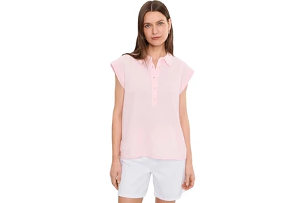 Женская футболка Mod-o-doc Gauze Sleeveless Henley Shirt