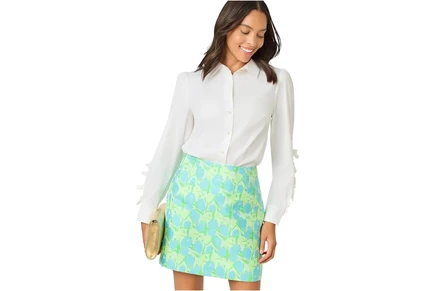Женская рубашка Lilly Pulitzer The Bow Lilly, белая