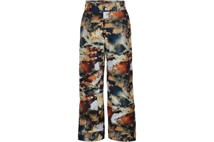 Детские лыжные штаны Obermeyer Brisk Print, янтарные