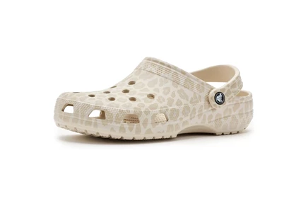 Мужские сабо Crocs Classic Animal Print, леопардовый принт