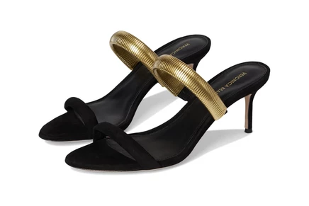 Veronica Beard Tobin Slide Sandals black