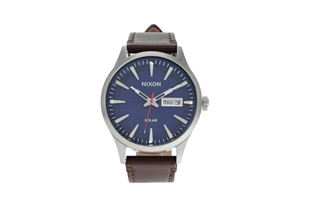 Часы Nixon Sentry Solar Leather
