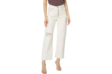 Джинсы Levis Womens Snap Ribcage Straight Ankle