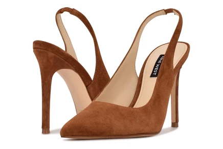 cognac suede