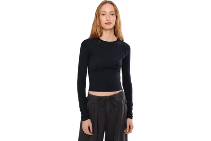 Женский топ Free People Protagonist, черный