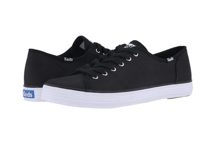 Женские кеды Keds Kickstart Lace Up, черные