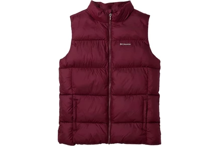 Пальто Columbia Kids Puffect Vest (Little Kid/Big Kid) rich wine