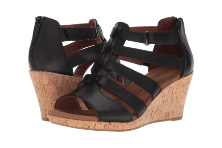 Rockport Briah Gladiator black leather