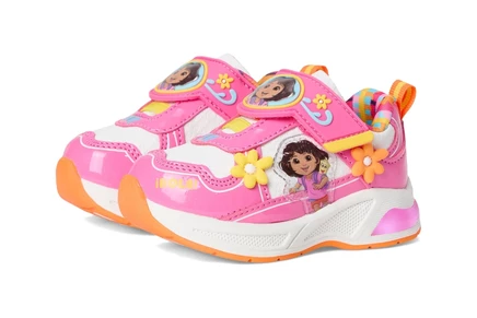 Детские кеды Ground up Dora с подсветкой, розовые
