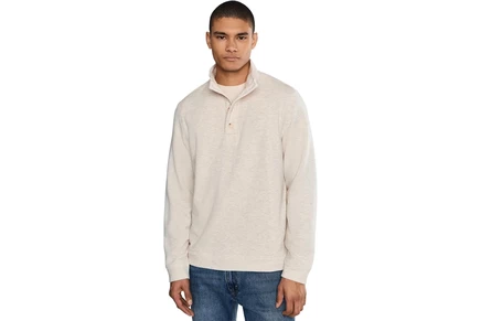 Свитер Liverpool Los Angeles Long Sleeve Mock Neck Button Placket Pullover