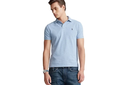 Поло Polo Ralph Lauren Custom Slim Fit Mesh Polo