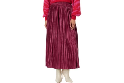 Юбка en saison Rozlyn Pleated Midi Skirt