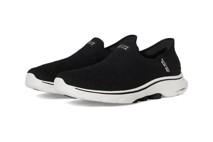 Женские кроссовки SKECHERS Performance Go Walk 7 Springtime Hands Free Slip-Ins black/white