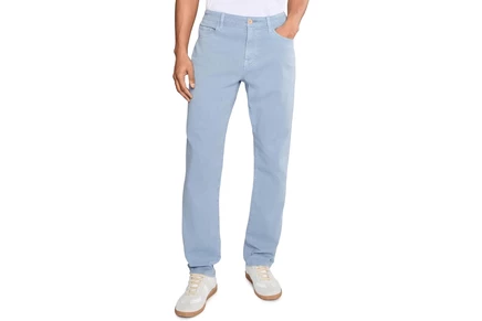 Брюки AG Jeans Everett Slim Straight Pants In Sulfur Smoky Sapphire