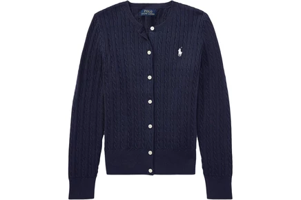 Свитер Polo Ralph Lauren Kids Cable Knit Cotton Cardigan (Big Kids)
