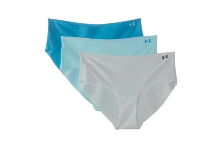 Under Armour Seamless Hipster - 3 PK Solid opal blue