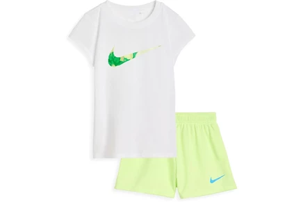 Детский комплект Nike Move with Nature, светло-салатовый