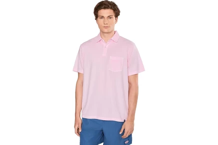Мужская поло Vineyard Vines Surf Polo, розовая