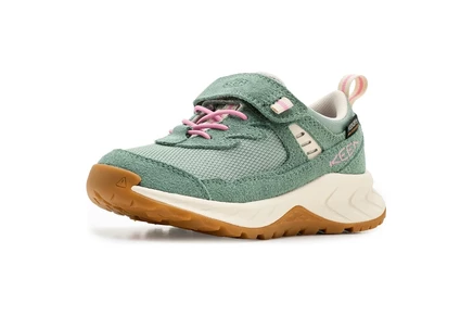 Детские походные кроссовки Keen Kids Hightrail, зелёно-розовые