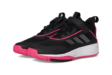 Кроссовки детские adidas Own The Game 3.0, черно-розовые