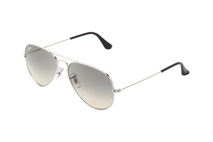 Унисекс очки Ray-Ban RB3025 Aviator, серебристые