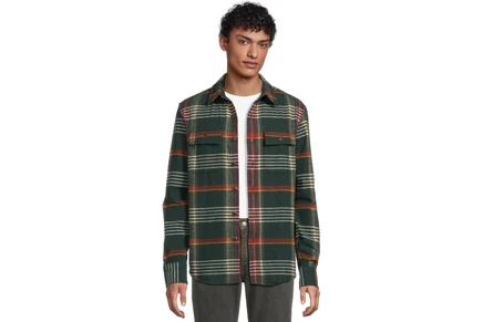 Мужская рубашка L.L.Bean Signature 1933 Chamois Cloth Shirt Long-sleeve Pattern Regular