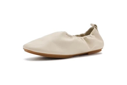 FitFlop Delicato Poise Leather Ballerinas hazy taupe