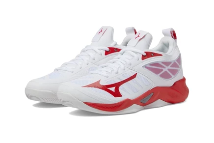 Женские кроссовки Mizuno Wave Dimension white/red