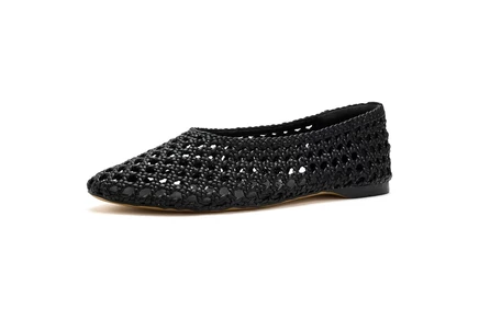 Женские балетки Sam Edelman Shira плетеные, черные