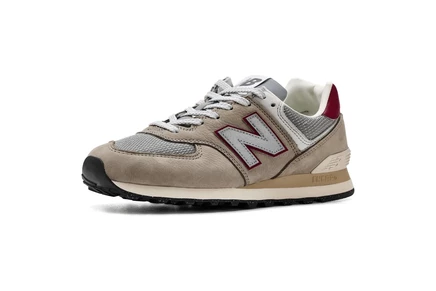 Унисекс кроссовки New Balance Classics U574v1, песочный/бордовый