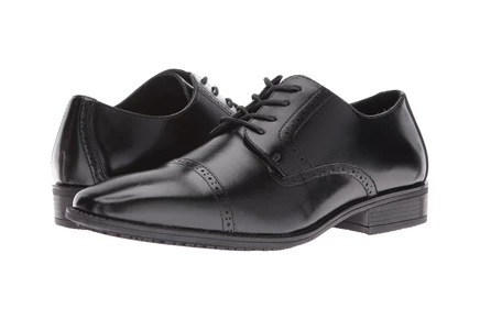 Stacy Adams Abbott Slip Resistant Cap Toe Oxford black
