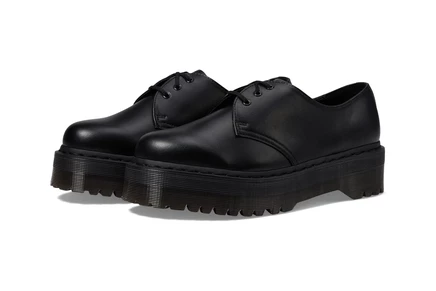 Унисекс оксфорды Dr Martens V 1461 Quad Mono, черные