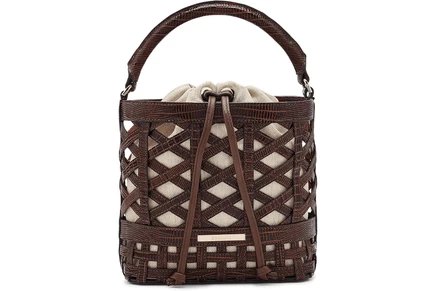 Brahmin Mini Amelia chestnut bahia