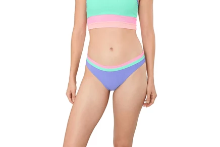 Beach Riot Saffron Bottoms sherbert shores color-block