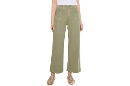 Джинсы Paige Anessa with Stitch Through Utility Pocket with Hem in Vintage Oak Moss