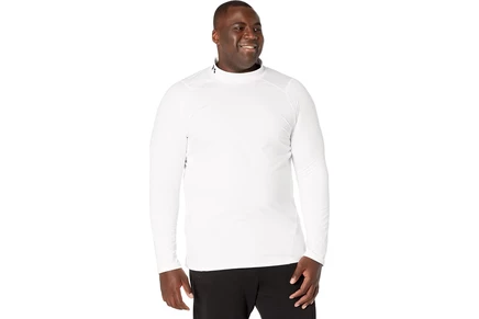 Мужская термофутболка Under Armour ColdGear, бело-черная
