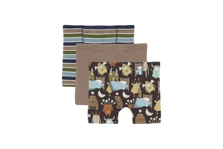 Детские боксеры Kickee Pants Kids набор 3 шт., разноцветные
