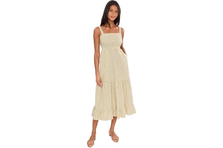 Платье Toad&Co Taj Hemp Tiered Midi Sleeveless Dress