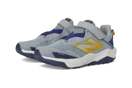 Детские кроссовки New Balance Nitrel, серо-голубые/золотистые