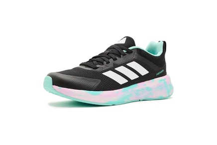 Детские кроссовки adidas Fortarun 4.0, черно-розовые