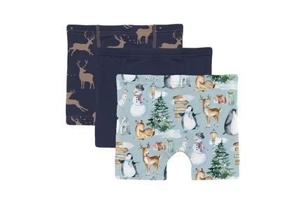 Детские боксерки Kickee Pants Kids, 3 шт., с принтом