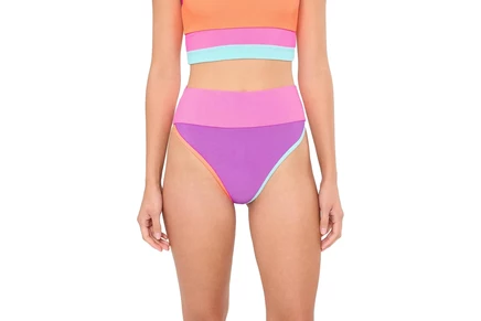 Beach Riot Emmy Bottoms vibrant volley color-block