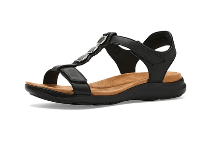 Женские сандалии Clarks Kitly Gem кожаные, черные